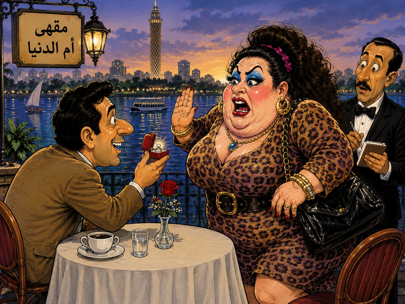 حين خطبت «فتكات» على نهر النيل